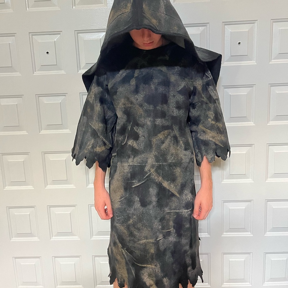 Grim Reaper Raven Reaper Ghoul Halloween Costume One Size Fits Most